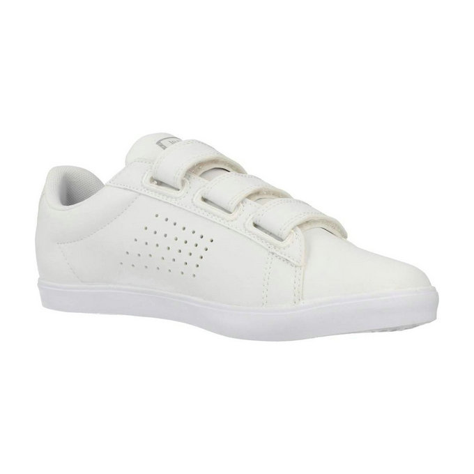 Le Coq Sportif Agate Lo Strap Lea Blanc Chaussures Baskets Basses Femme